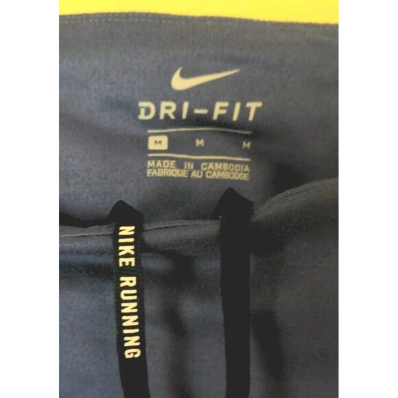 NIKE DRI FIT Running Capri Crop Royal Blue Pants Athletic Running Size Medium - Picture 7 of 10